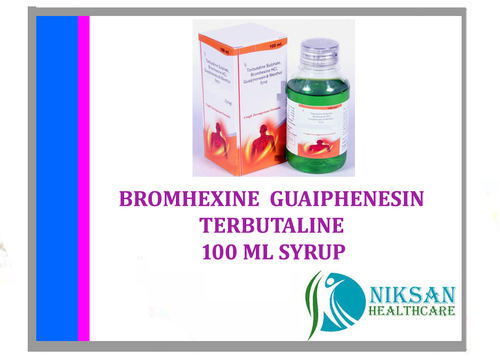 Bromhexine Guaiphenesin Terbutaline Sulphate 100 Ml Syrup